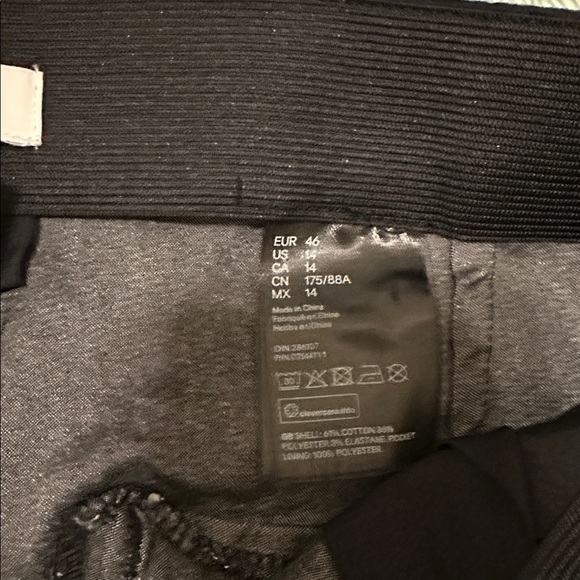 H&M Black and White Polka Dot Straight Leg Pants - Picture 6 of 7